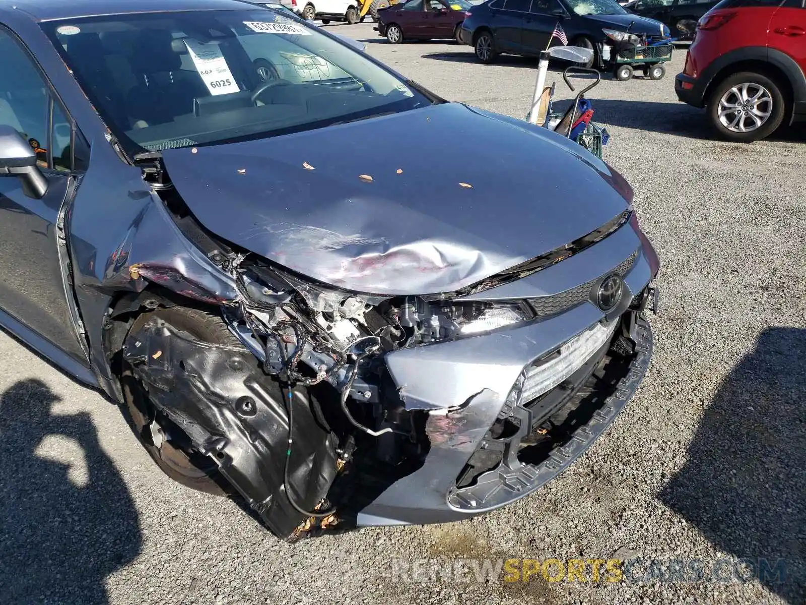 9 Photograph of a damaged car JTDEPRAE2LJ093795 TOYOTA COROLLA 2020