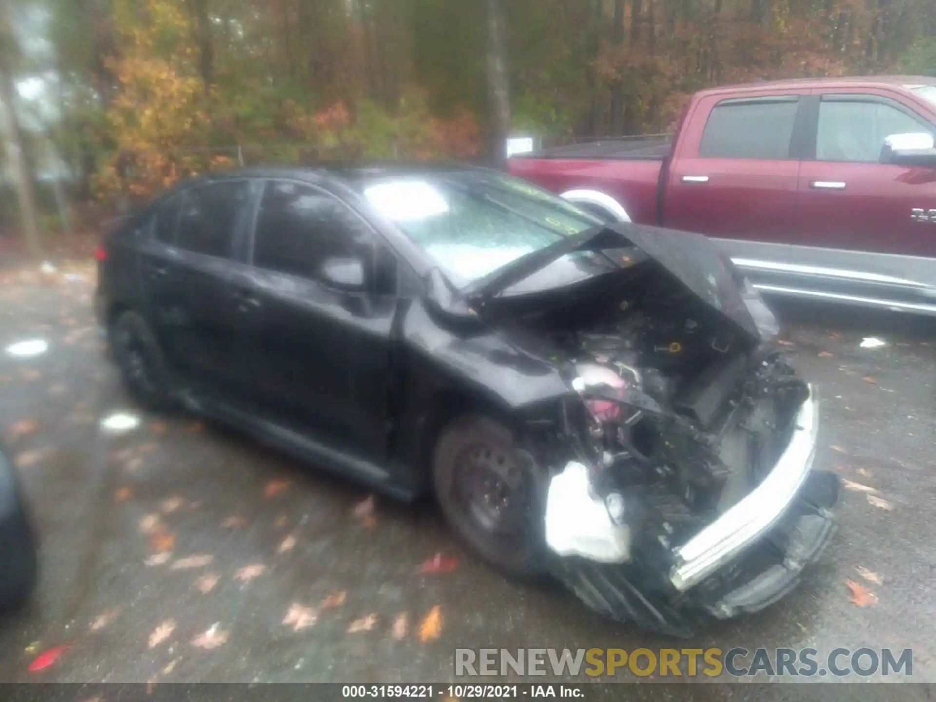 1 Photograph of a damaged car JTDEPRAE2LJ093943 TOYOTA COROLLA 2020