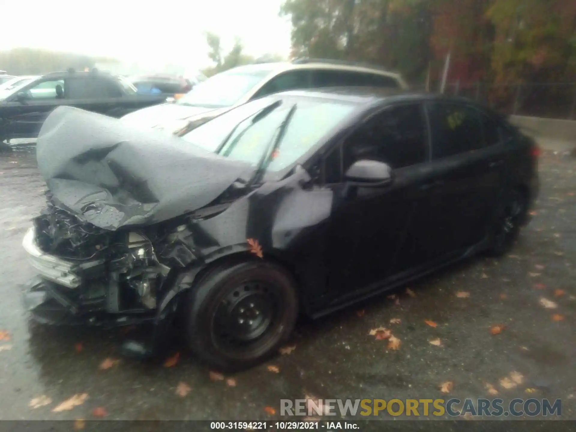 2 Photograph of a damaged car JTDEPRAE2LJ093943 TOYOTA COROLLA 2020