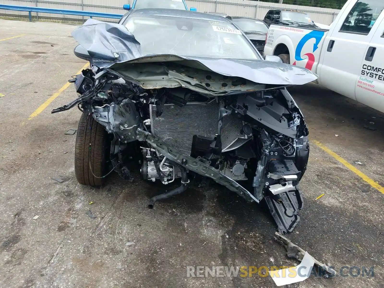 9 Photograph of a damaged car JTDEPRAE2LJ094820 TOYOTA COROLLA 2020