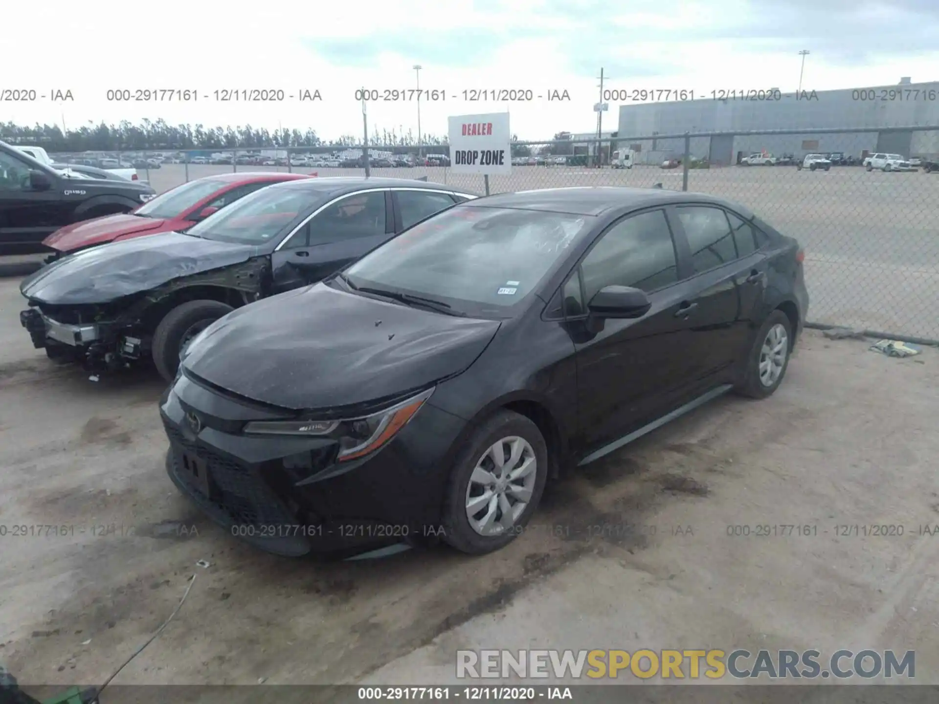 2 Photograph of a damaged car JTDEPRAE2LJ094994 TOYOTA COROLLA 2020