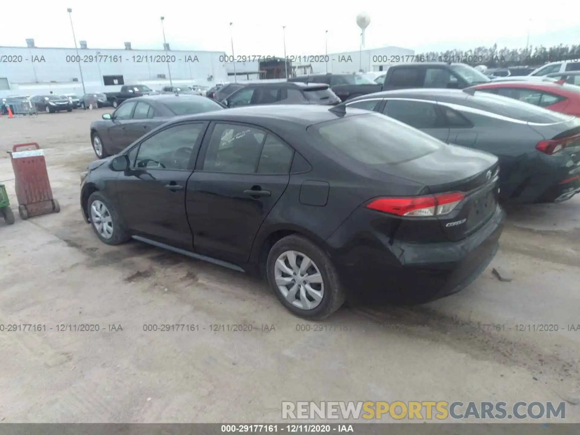 3 Photograph of a damaged car JTDEPRAE2LJ094994 TOYOTA COROLLA 2020