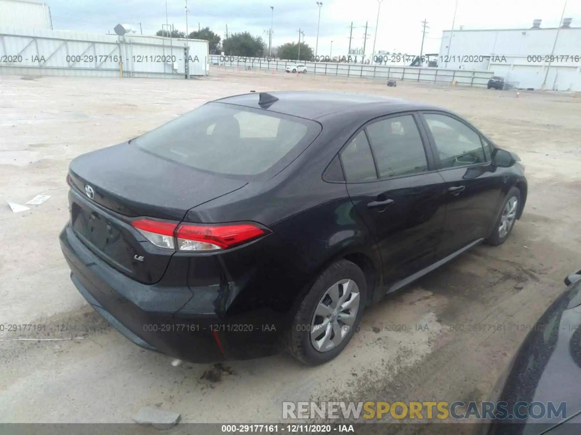 4 Photograph of a damaged car JTDEPRAE2LJ094994 TOYOTA COROLLA 2020