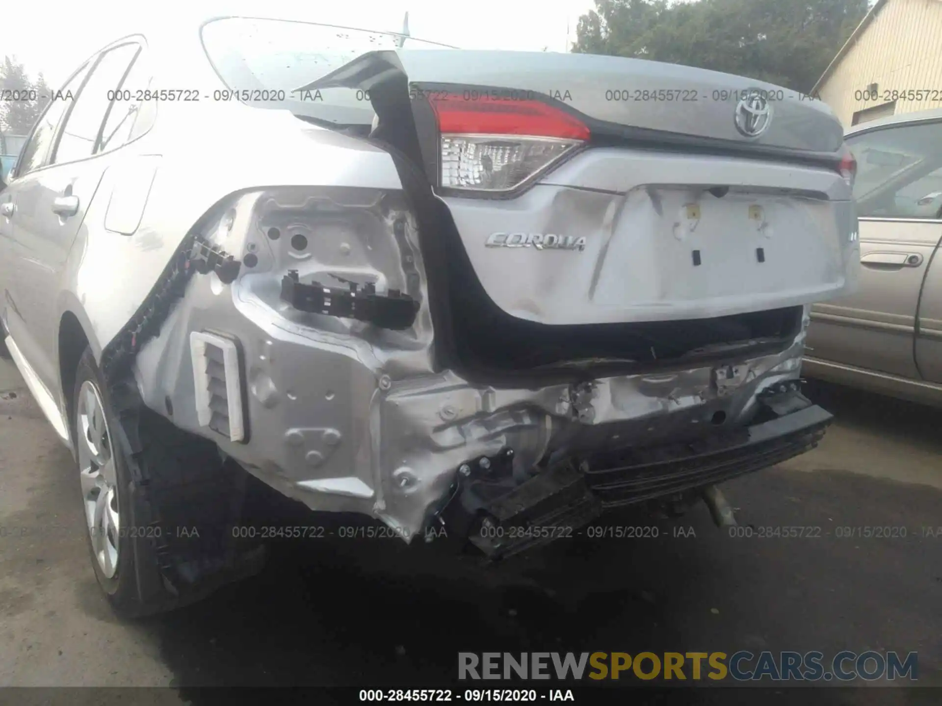 6 Photograph of a damaged car JTDEPRAE2LJ095546 TOYOTA COROLLA 2020