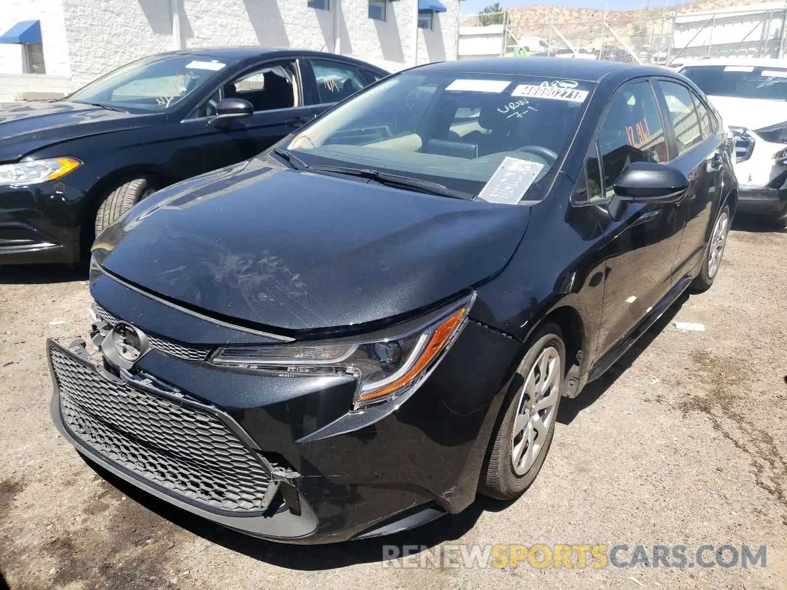 2 Photograph of a damaged car JTDEPRAE2LJ095885 TOYOTA COROLLA 2020