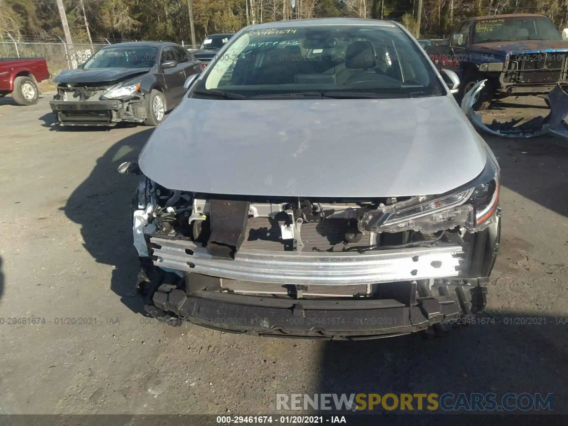 6 Photograph of a damaged car JTDEPRAE2LJ096115 TOYOTA COROLLA 2020