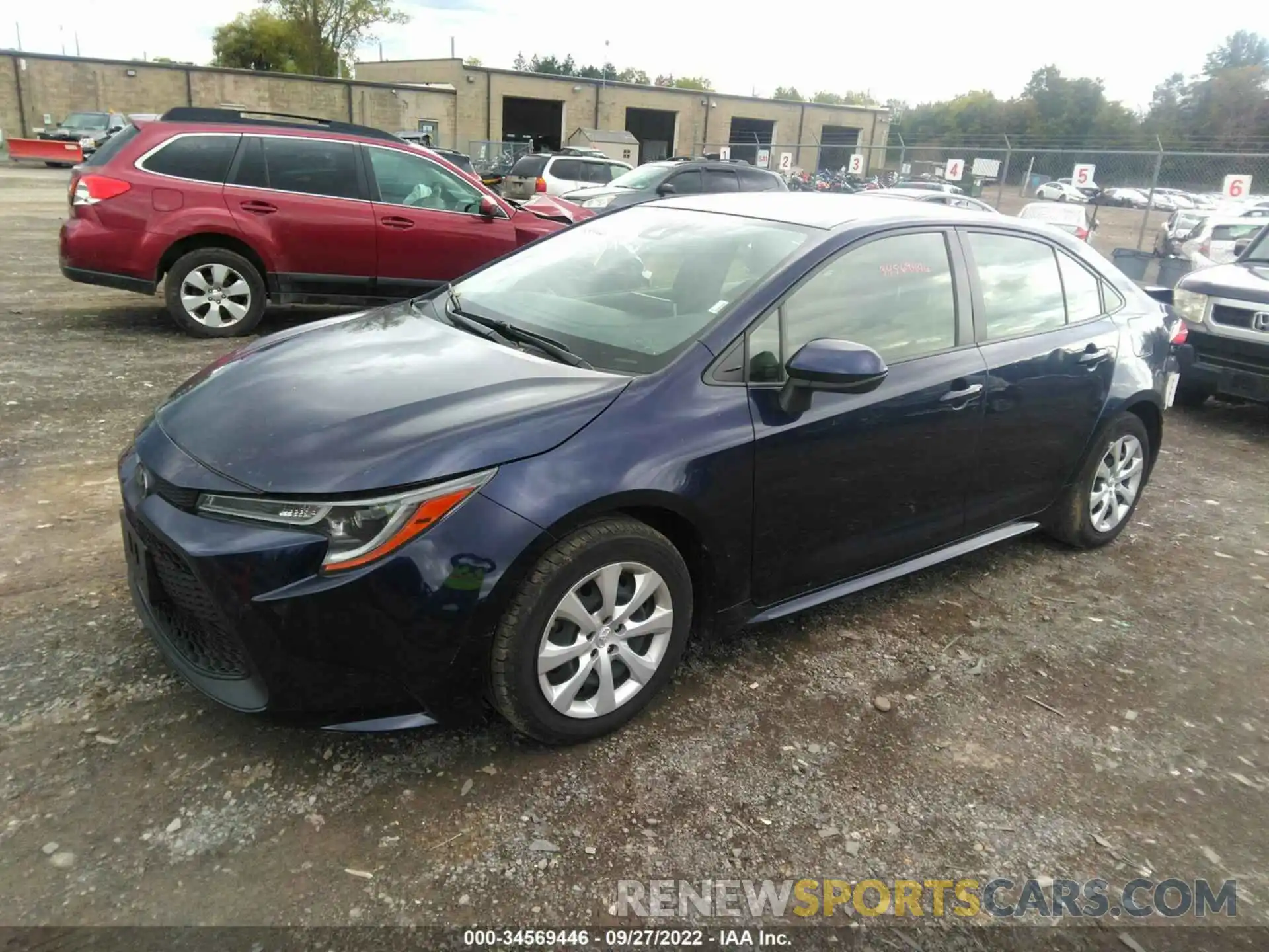 2 Photograph of a damaged car JTDEPRAE2LJ096177 TOYOTA COROLLA 2020