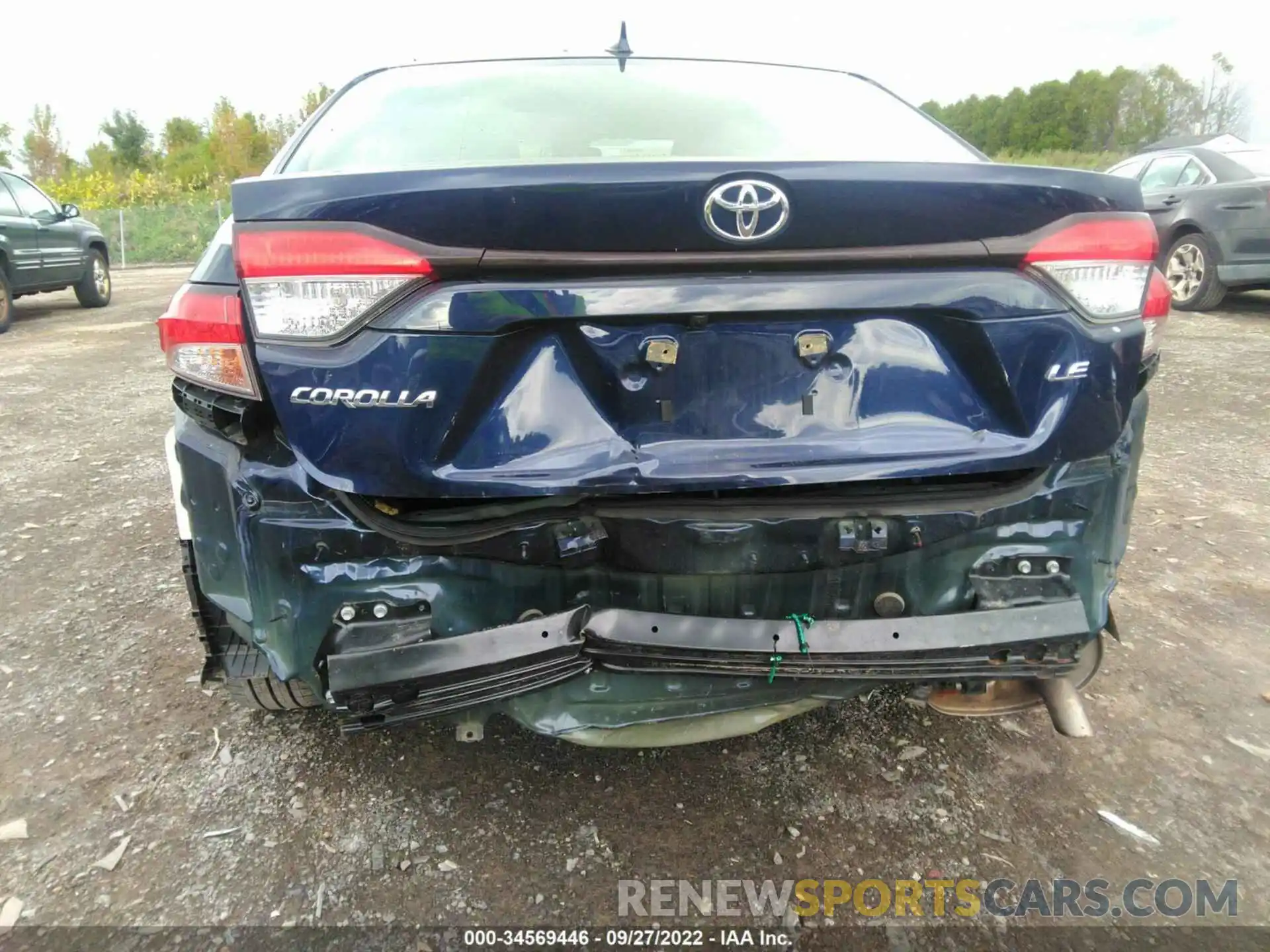 6 Photograph of a damaged car JTDEPRAE2LJ096177 TOYOTA COROLLA 2020