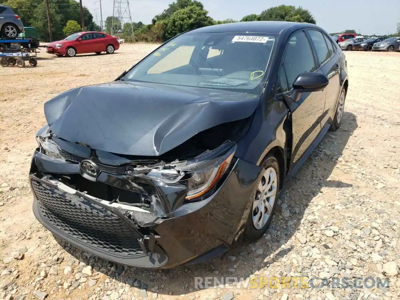 2 Photograph of a damaged car JTDEPRAE2LJ096213 TOYOTA COROLLA 2020