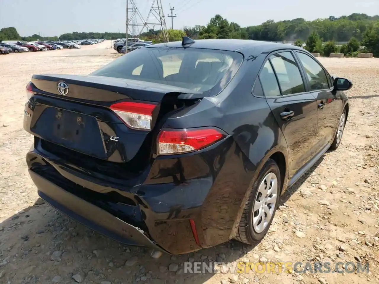 4 Photograph of a damaged car JTDEPRAE2LJ096213 TOYOTA COROLLA 2020