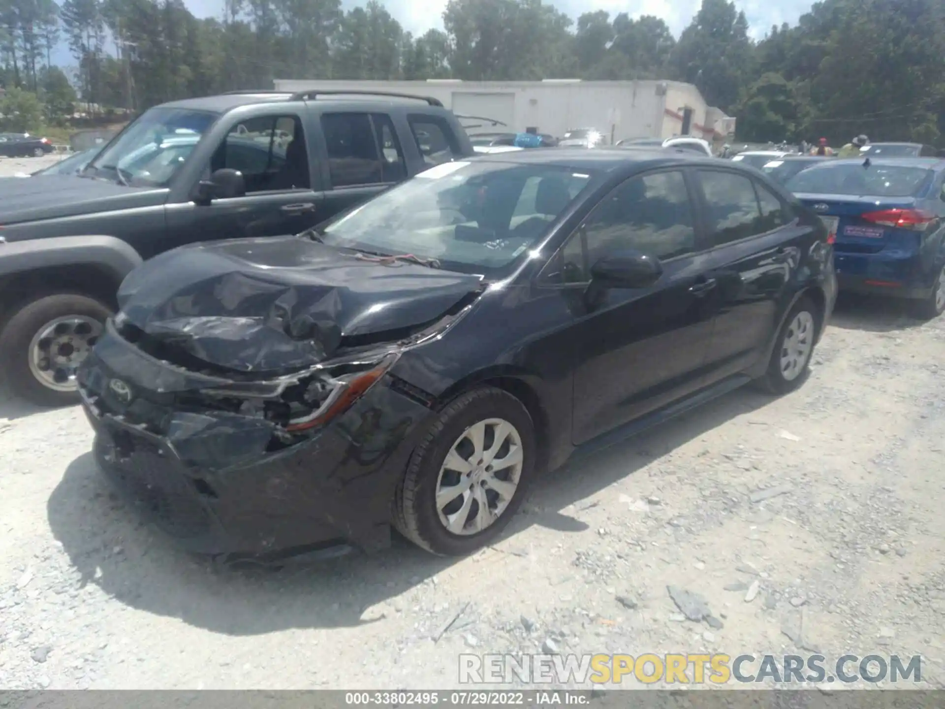 2 Photograph of a damaged car JTDEPRAE2LJ096468 TOYOTA COROLLA 2020