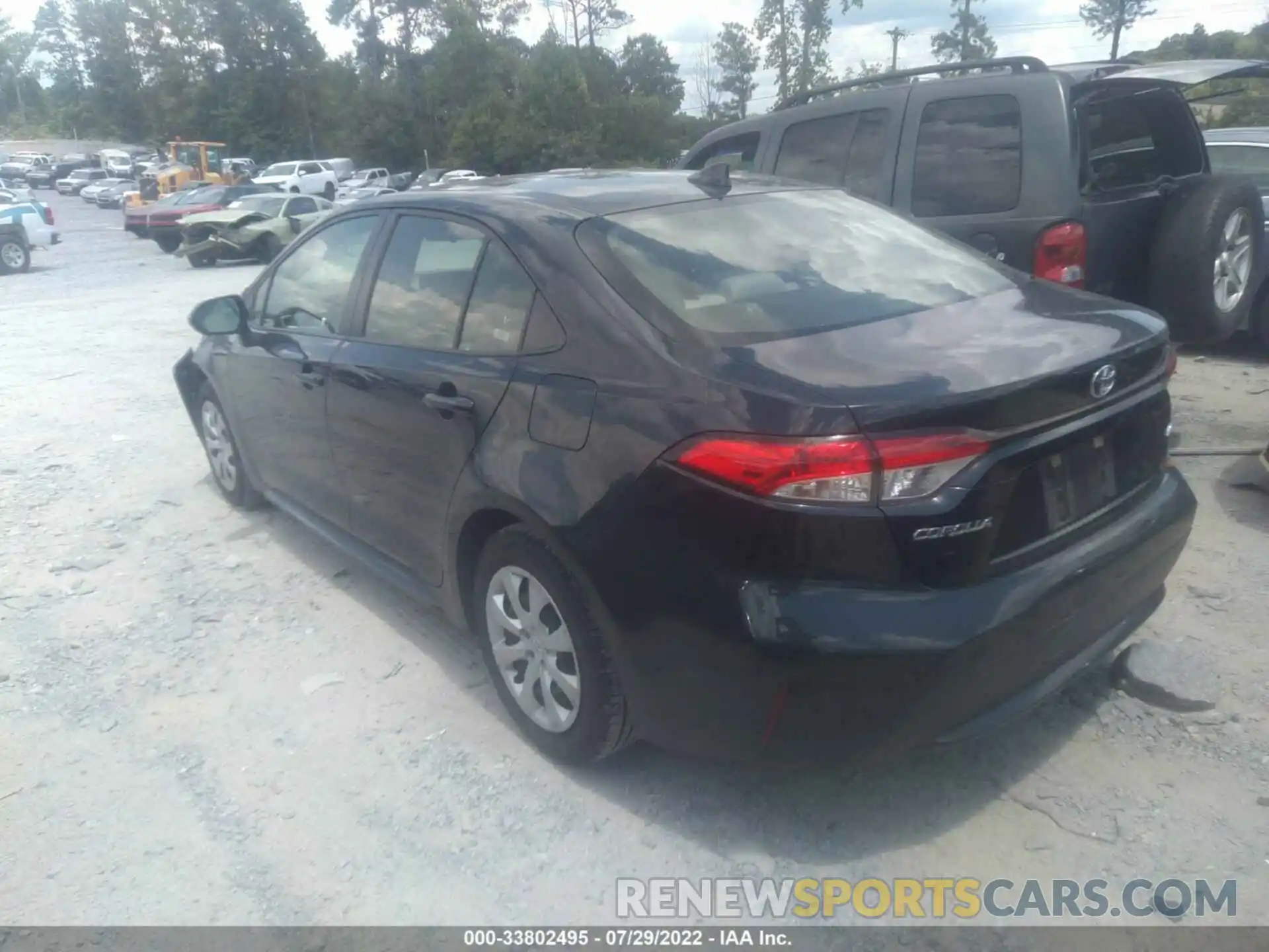 3 Photograph of a damaged car JTDEPRAE2LJ096468 TOYOTA COROLLA 2020