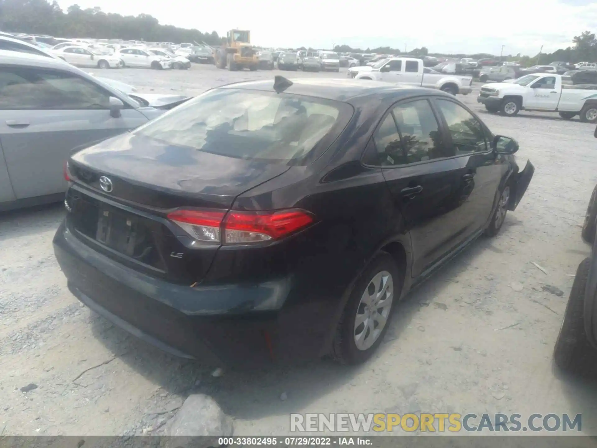 4 Photograph of a damaged car JTDEPRAE2LJ096468 TOYOTA COROLLA 2020