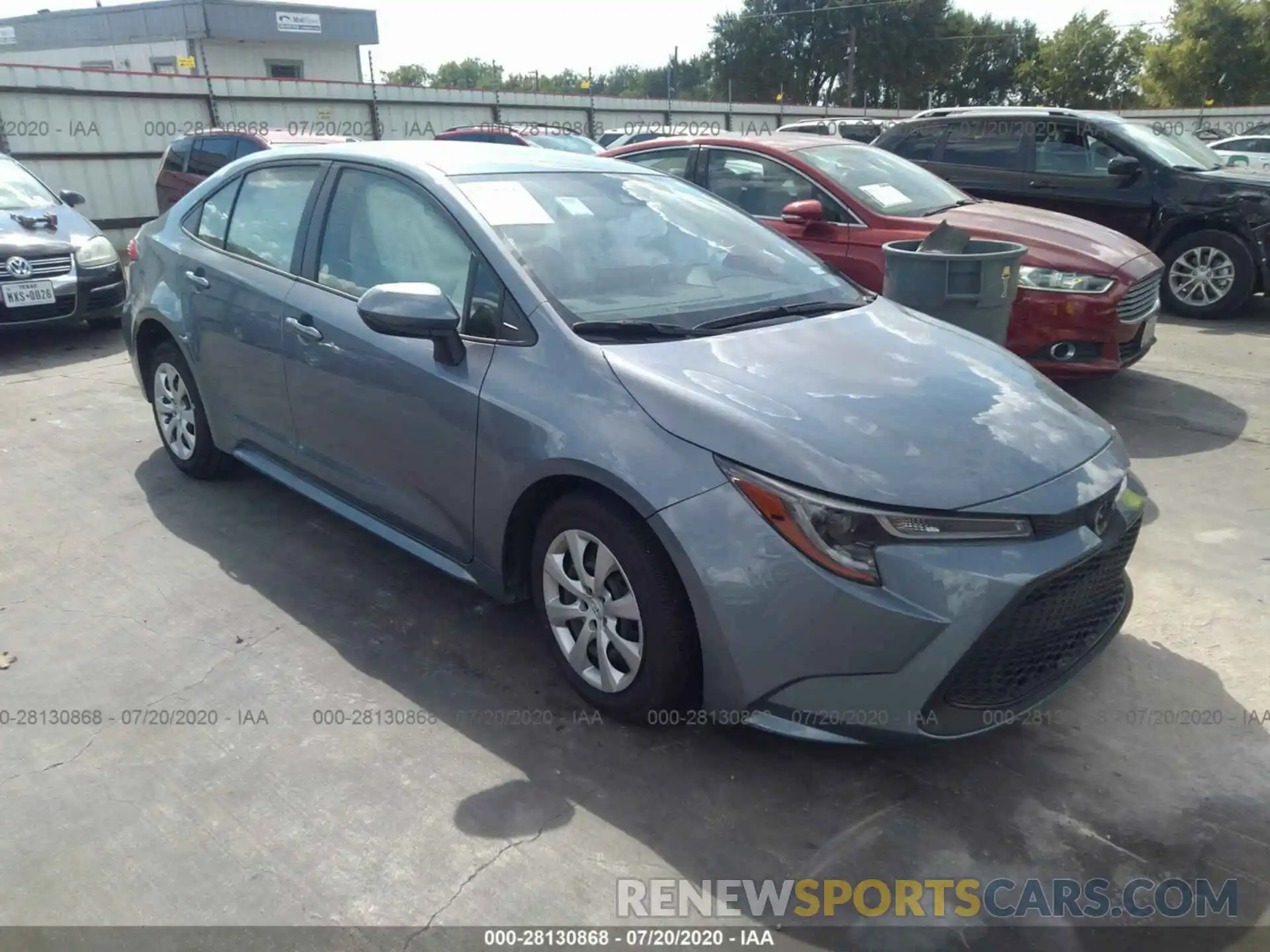 1 Photograph of a damaged car JTDEPRAE2LJ096549 TOYOTA COROLLA 2020