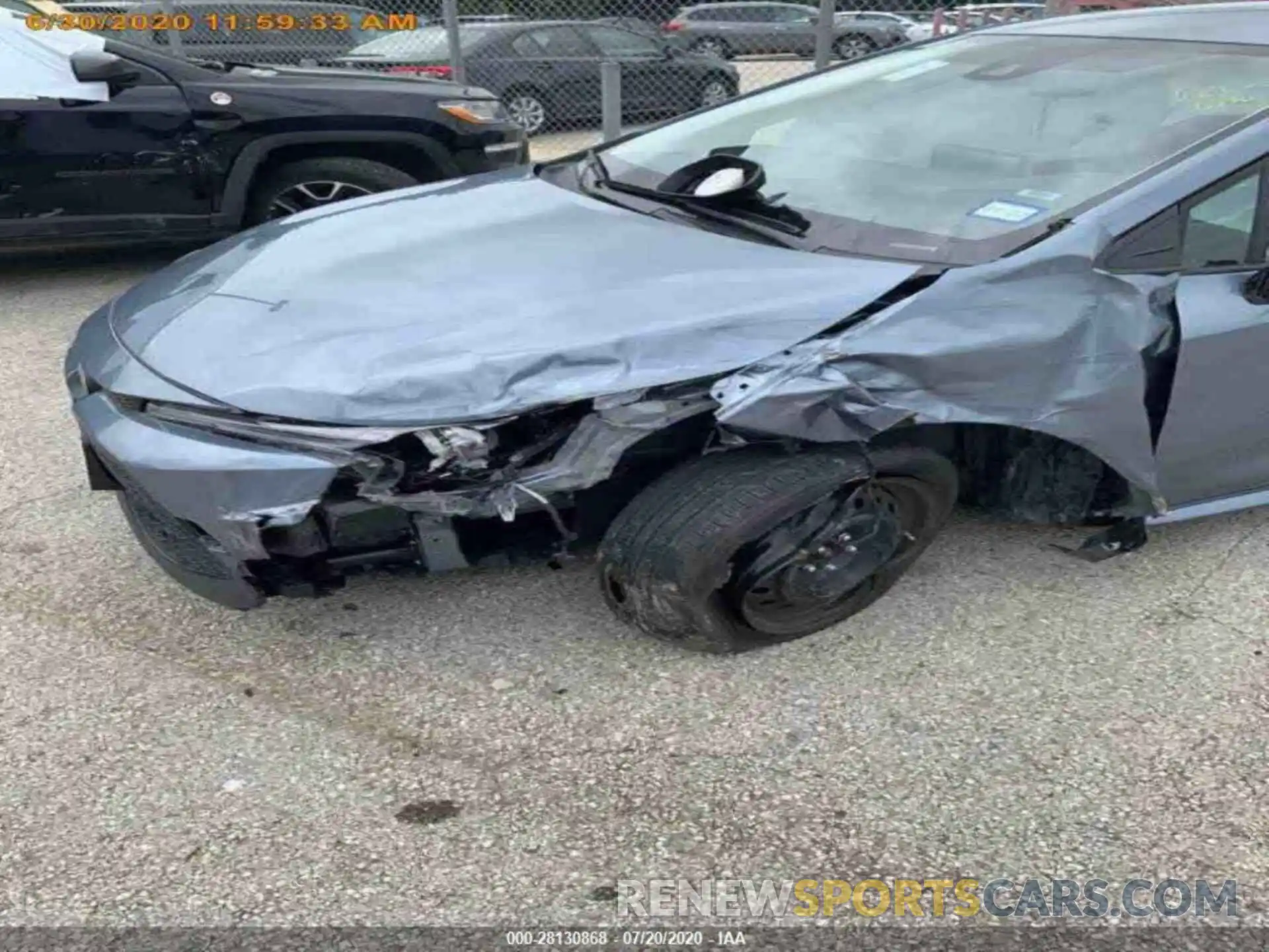 15 Photograph of a damaged car JTDEPRAE2LJ096549 TOYOTA COROLLA 2020