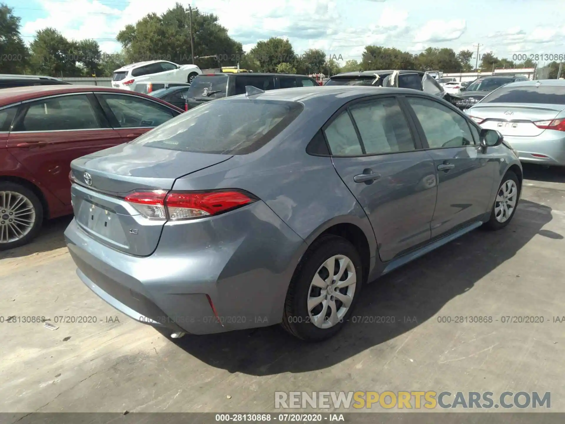 4 Photograph of a damaged car JTDEPRAE2LJ096549 TOYOTA COROLLA 2020