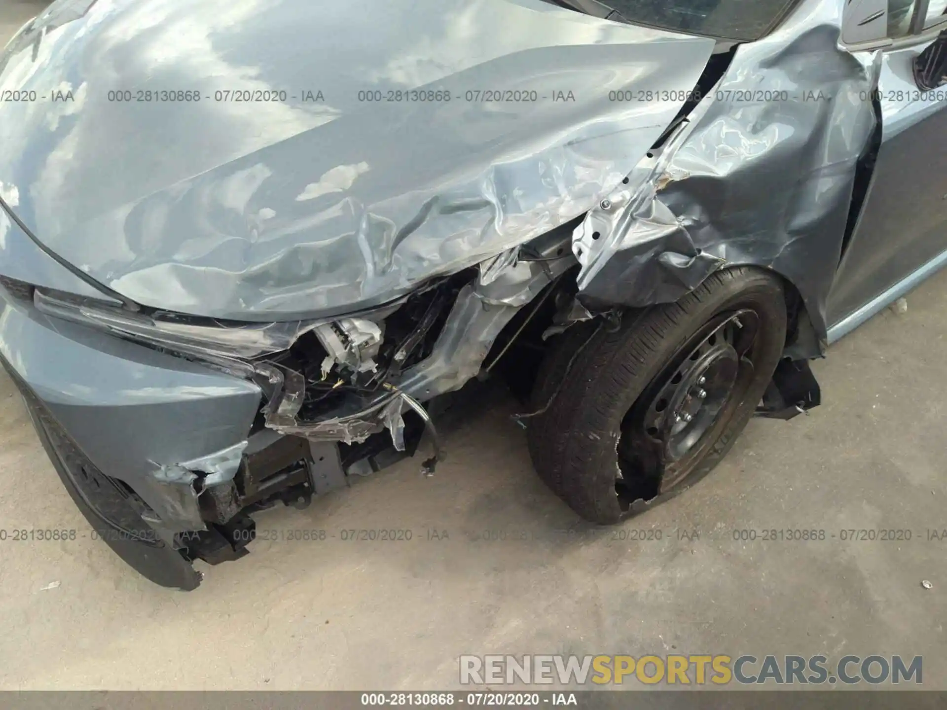 6 Photograph of a damaged car JTDEPRAE2LJ096549 TOYOTA COROLLA 2020