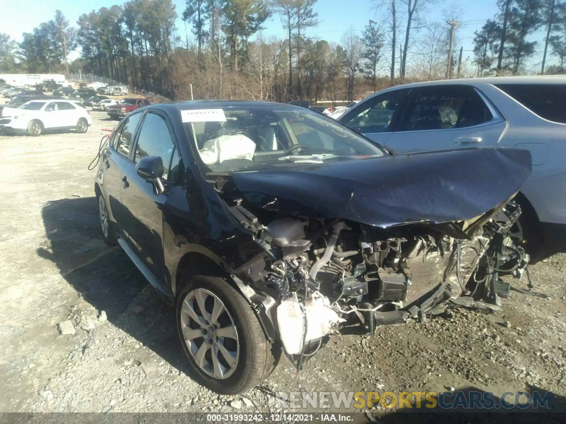 1 Photograph of a damaged car JTDEPRAE2LJ096924 TOYOTA COROLLA 2020