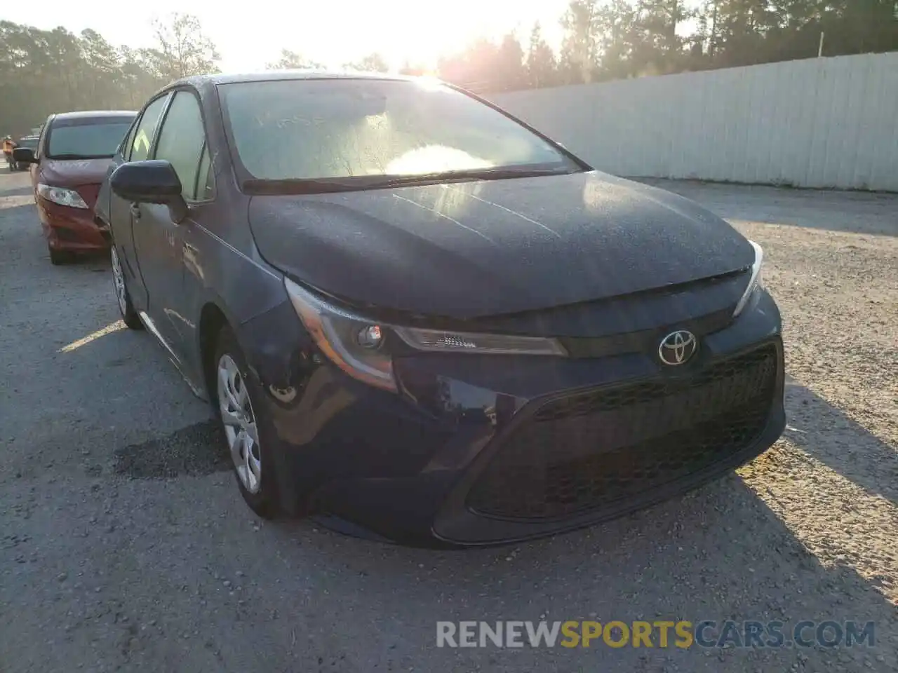 1 Photograph of a damaged car JTDEPRAE2LJ098236 TOYOTA COROLLA 2020