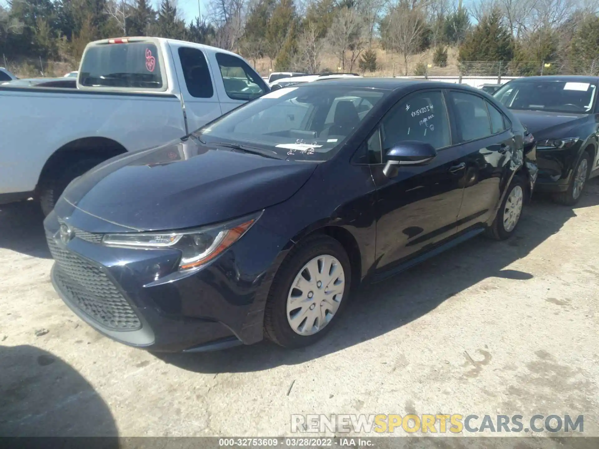 2 Photograph of a damaged car JTDEPRAE2LJ098396 TOYOTA COROLLA 2020