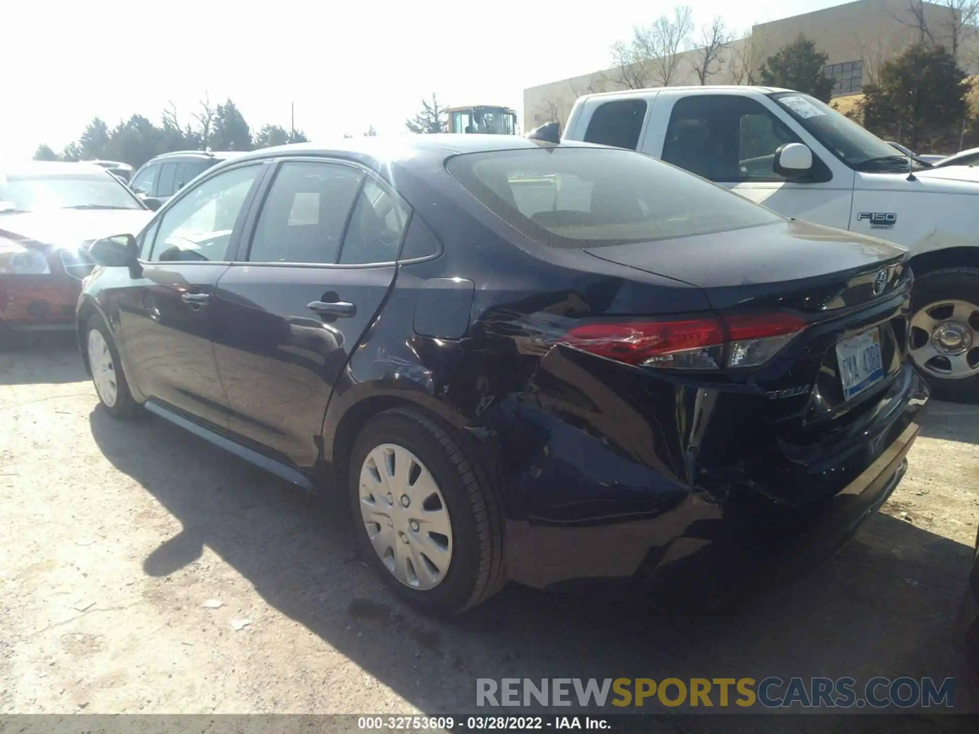 3 Photograph of a damaged car JTDEPRAE2LJ098396 TOYOTA COROLLA 2020