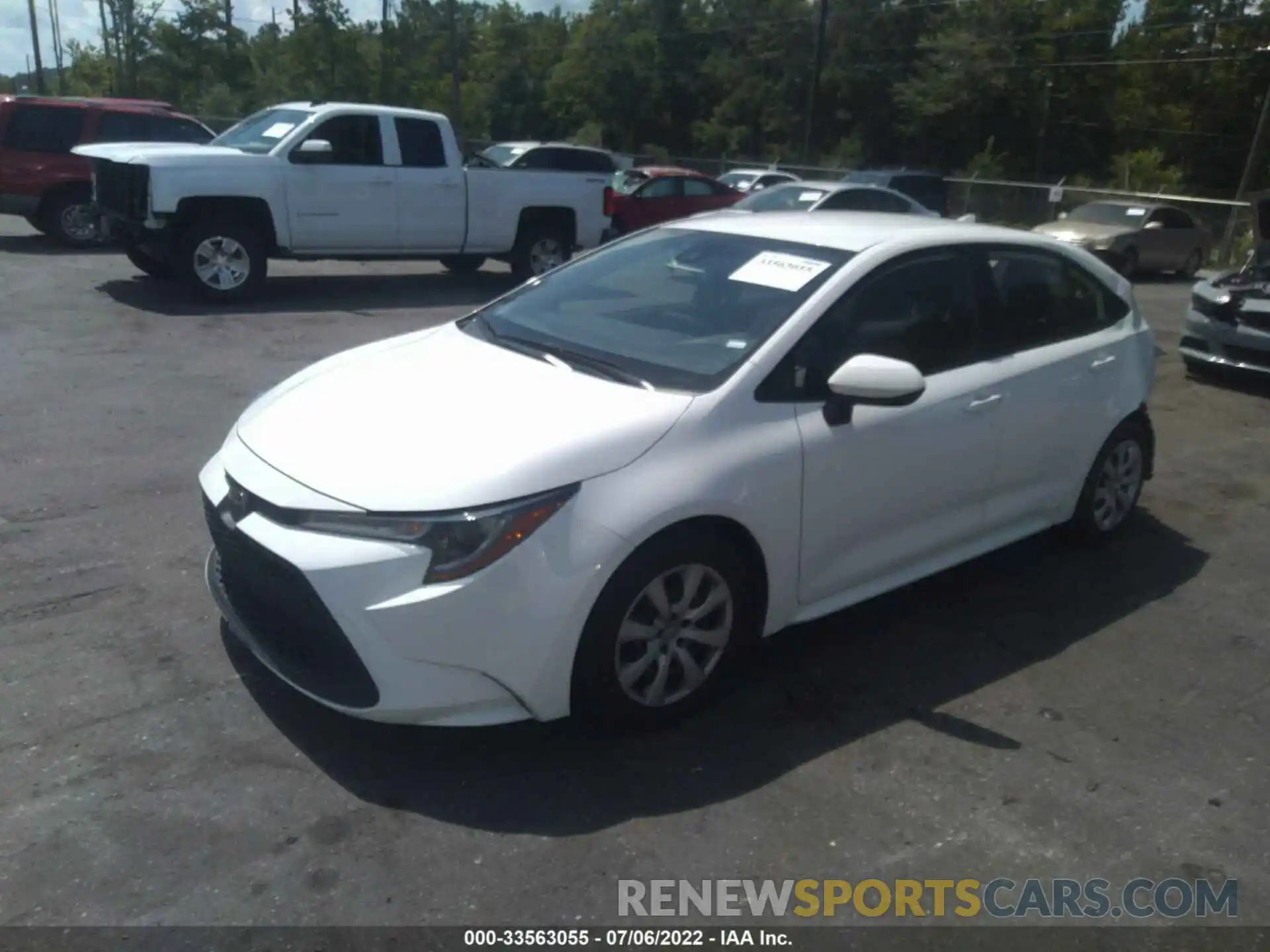 2 Photograph of a damaged car JTDEPRAE2LJ098768 TOYOTA COROLLA 2020