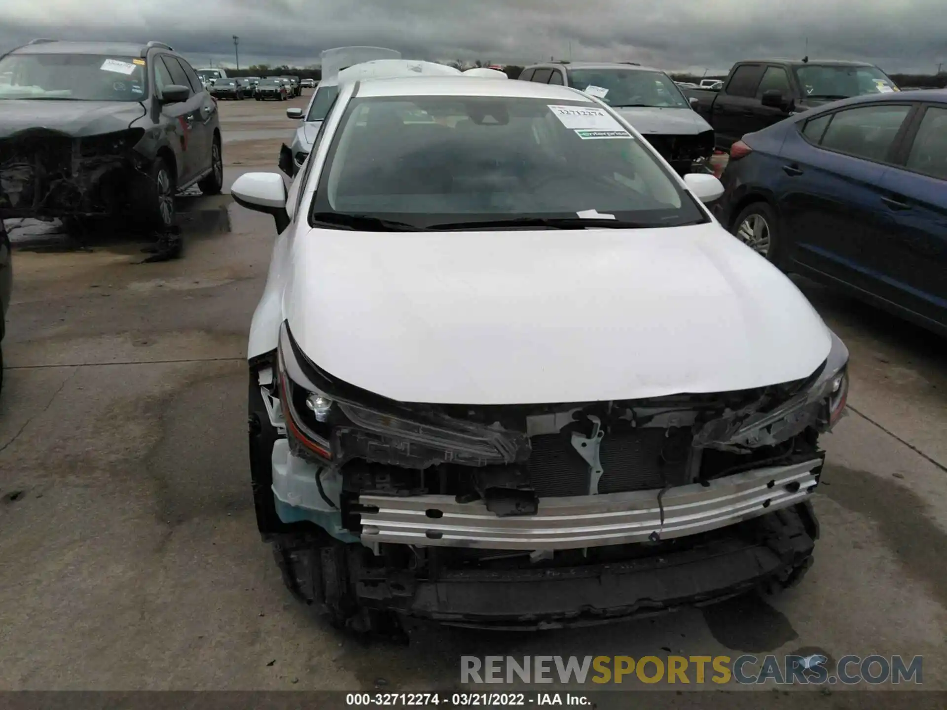 6 Photograph of a damaged car JTDEPRAE2LJ098804 TOYOTA COROLLA 2020