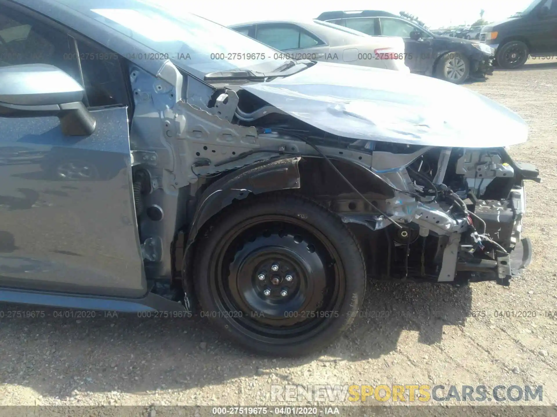 6 Photograph of a damaged car JTDEPRAE2LJ099239 TOYOTA COROLLA 2020