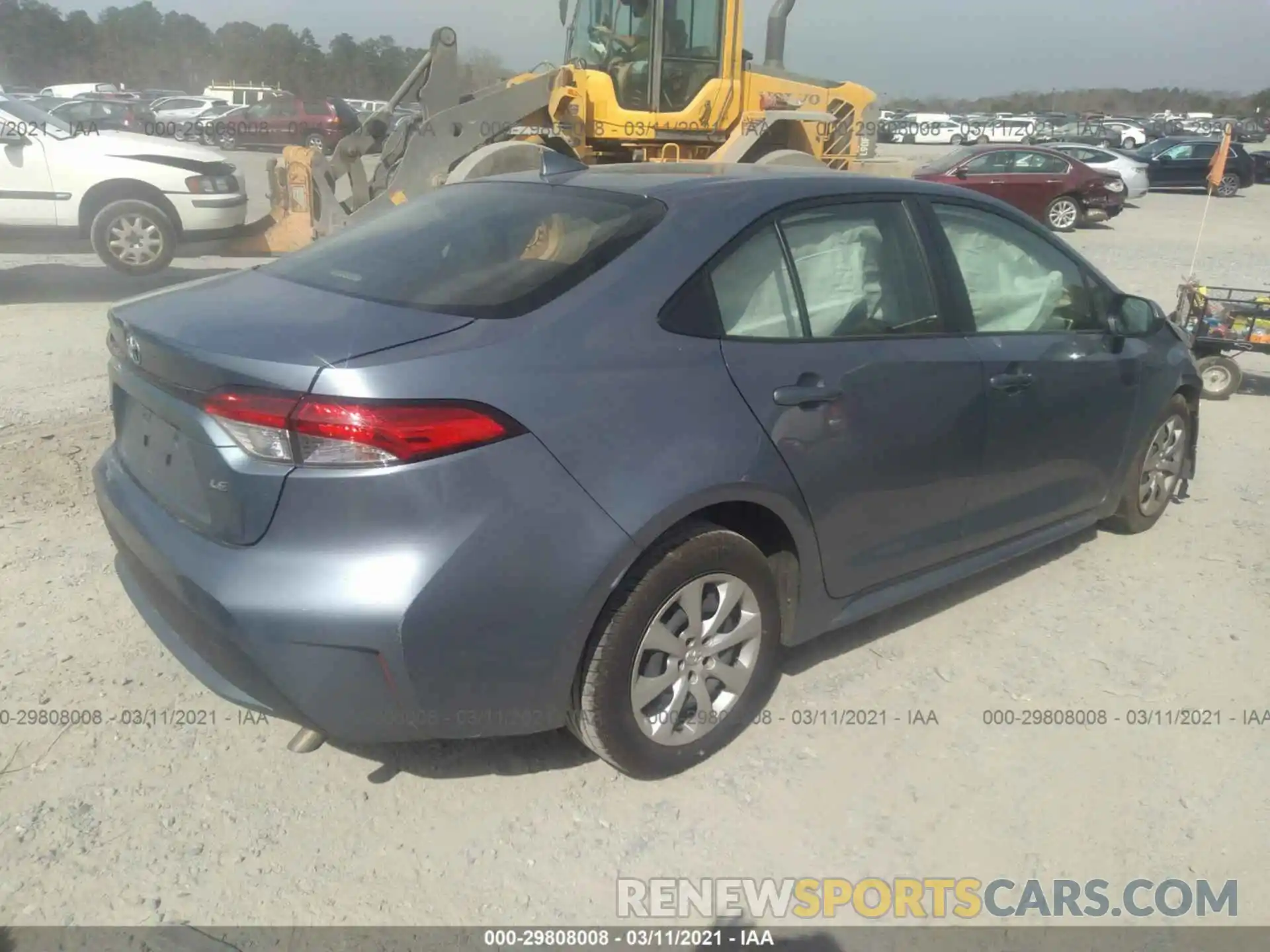 4 Photograph of a damaged car JTDEPRAE2LJ100471 TOYOTA COROLLA 2020