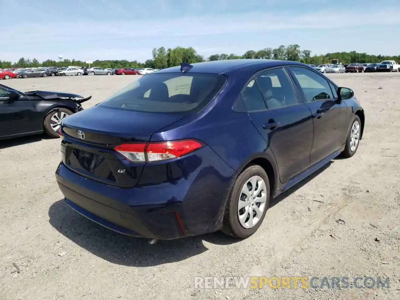 4 Photograph of a damaged car JTDEPRAE2LJ100714 TOYOTA COROLLA 2020