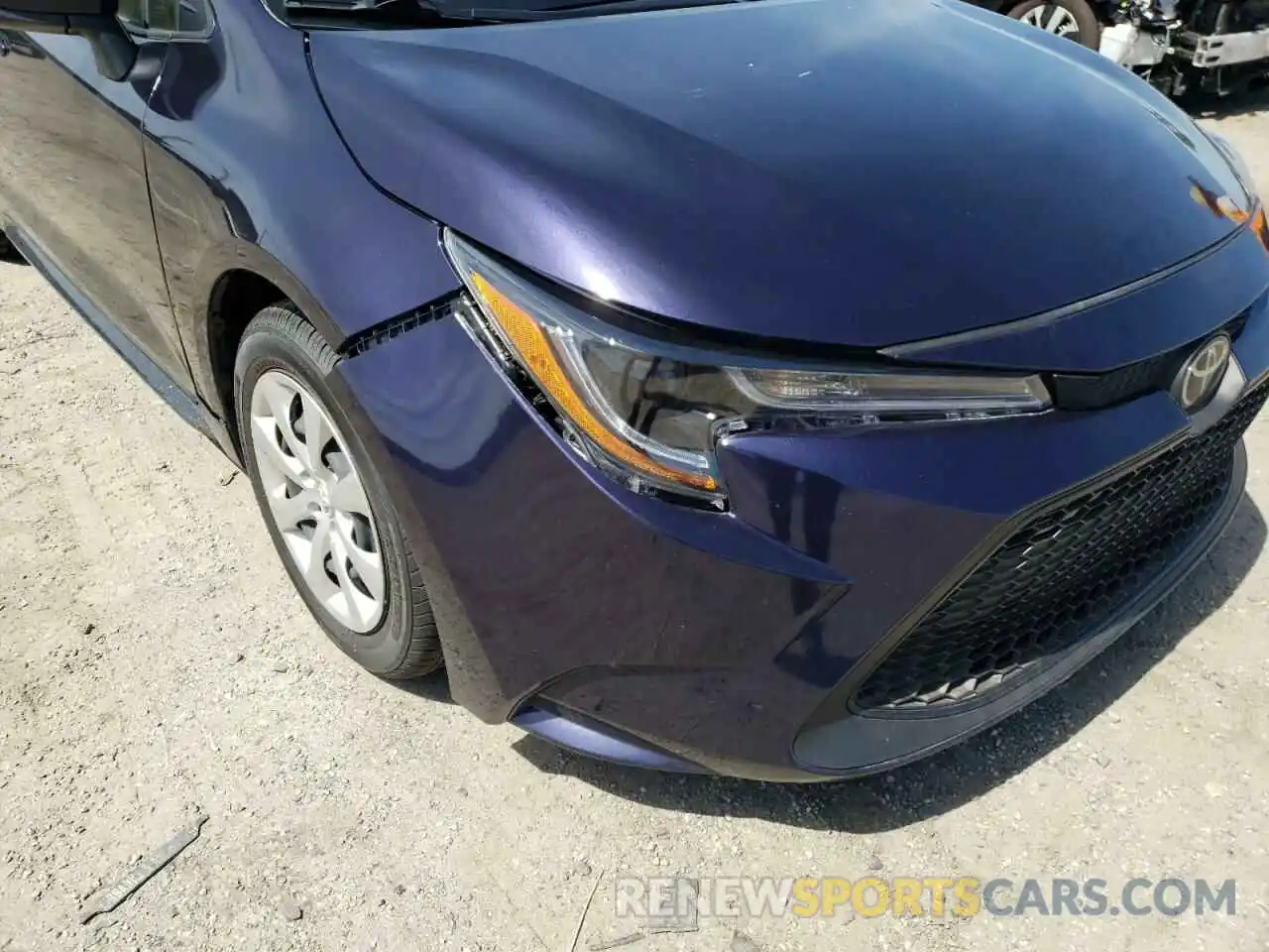 9 Photograph of a damaged car JTDEPRAE2LJ100714 TOYOTA COROLLA 2020