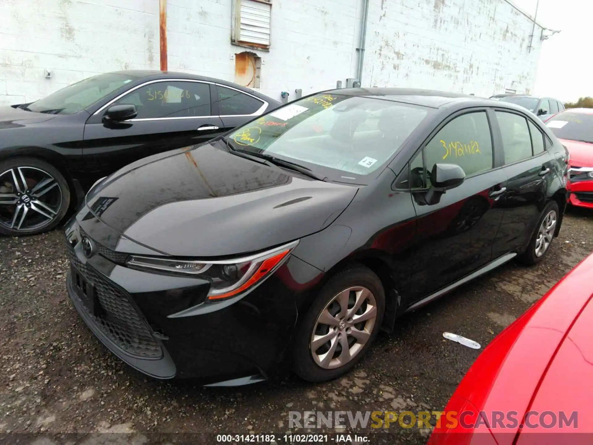 2 Photograph of a damaged car JTDEPRAE2LJ101006 TOYOTA COROLLA 2020