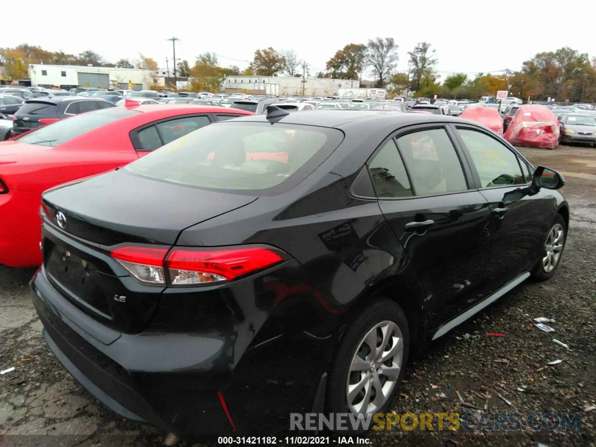 4 Photograph of a damaged car JTDEPRAE2LJ101006 TOYOTA COROLLA 2020