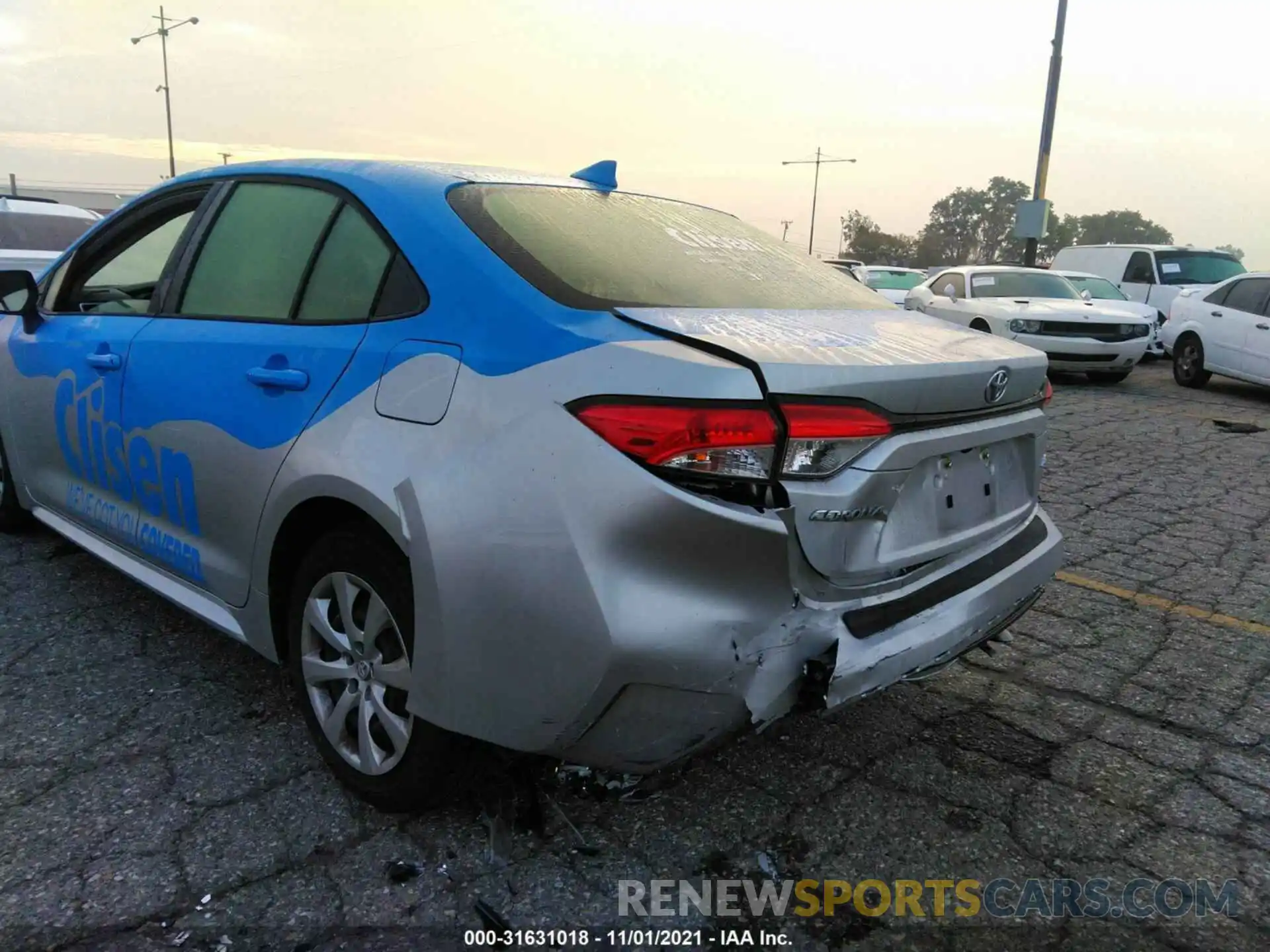 6 Photograph of a damaged car JTDEPRAE2LJ101247 TOYOTA COROLLA 2020