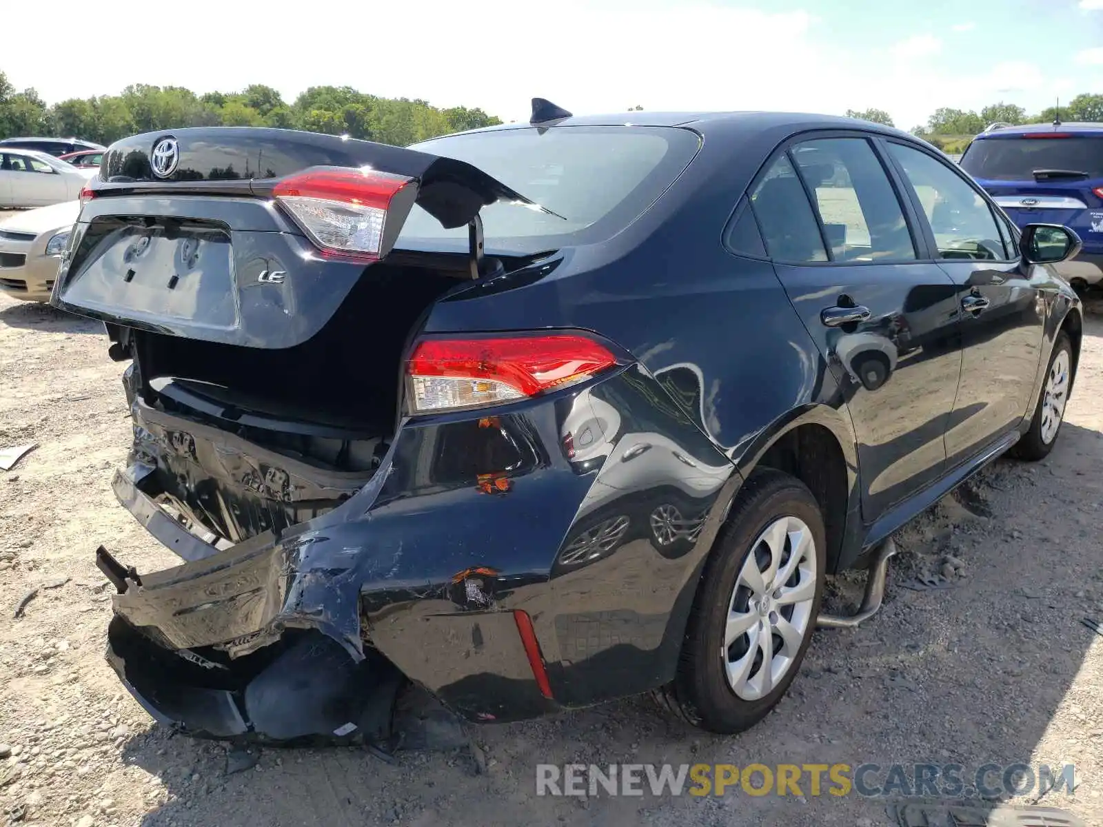 4 Photograph of a damaged car JTDEPRAE2LJ101281 TOYOTA COROLLA 2020