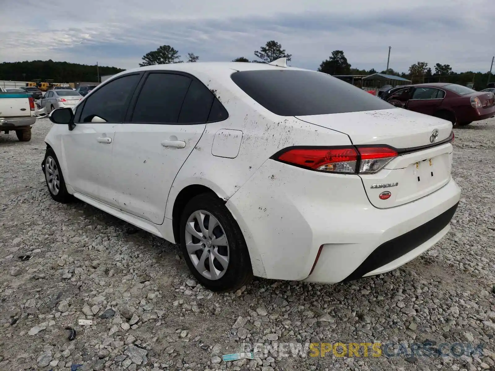 3 Photograph of a damaged car JTDEPRAE2LJ101894 TOYOTA COROLLA 2020