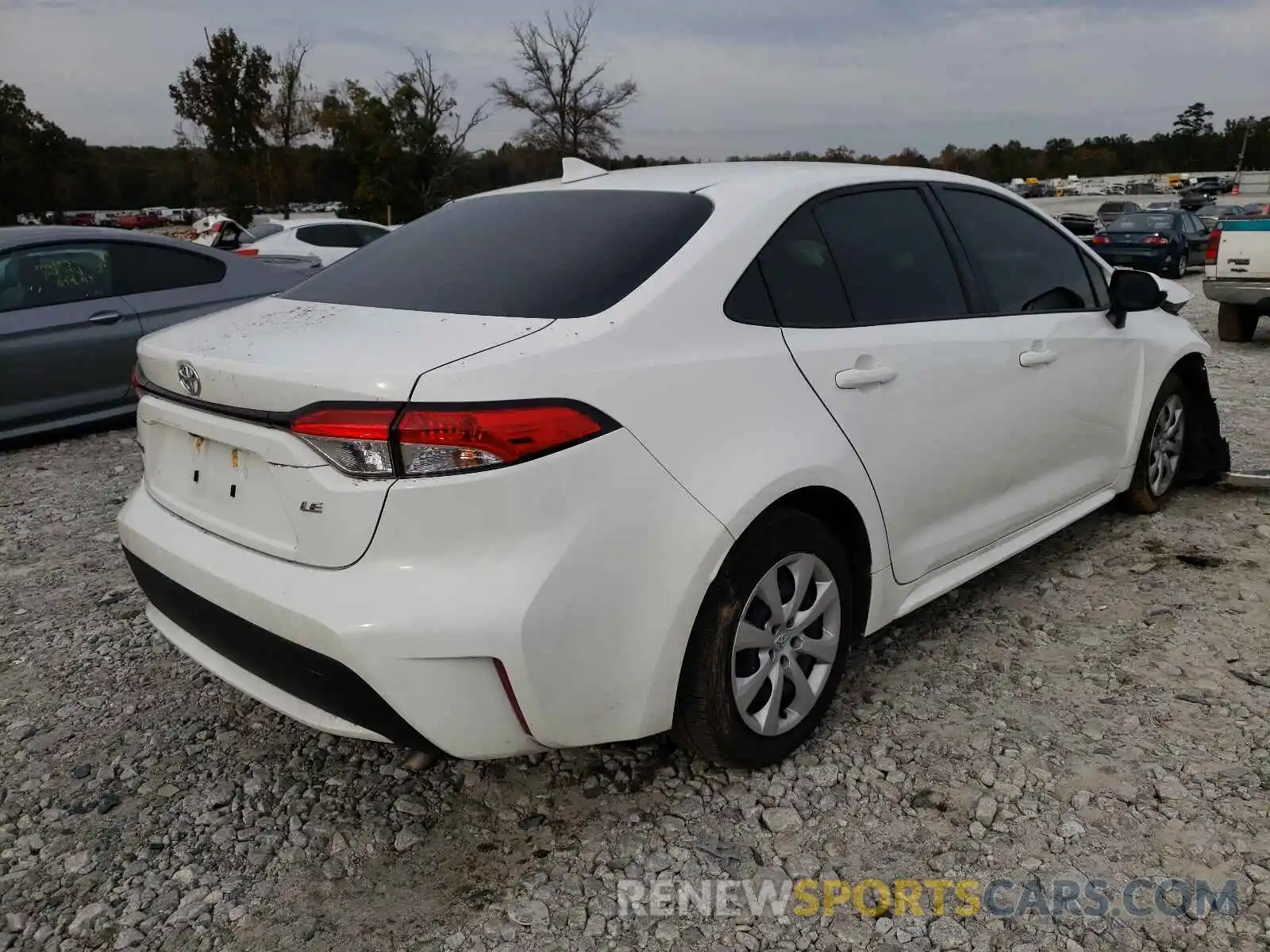 4 Photograph of a damaged car JTDEPRAE2LJ101894 TOYOTA COROLLA 2020