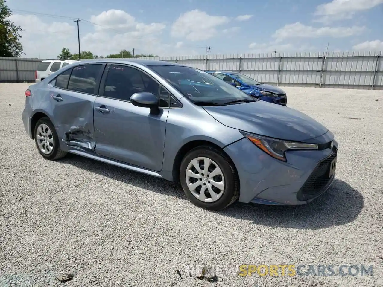 9 Photograph of a damaged car JTDEPRAE2LJ102995 TOYOTA COROLLA 2020