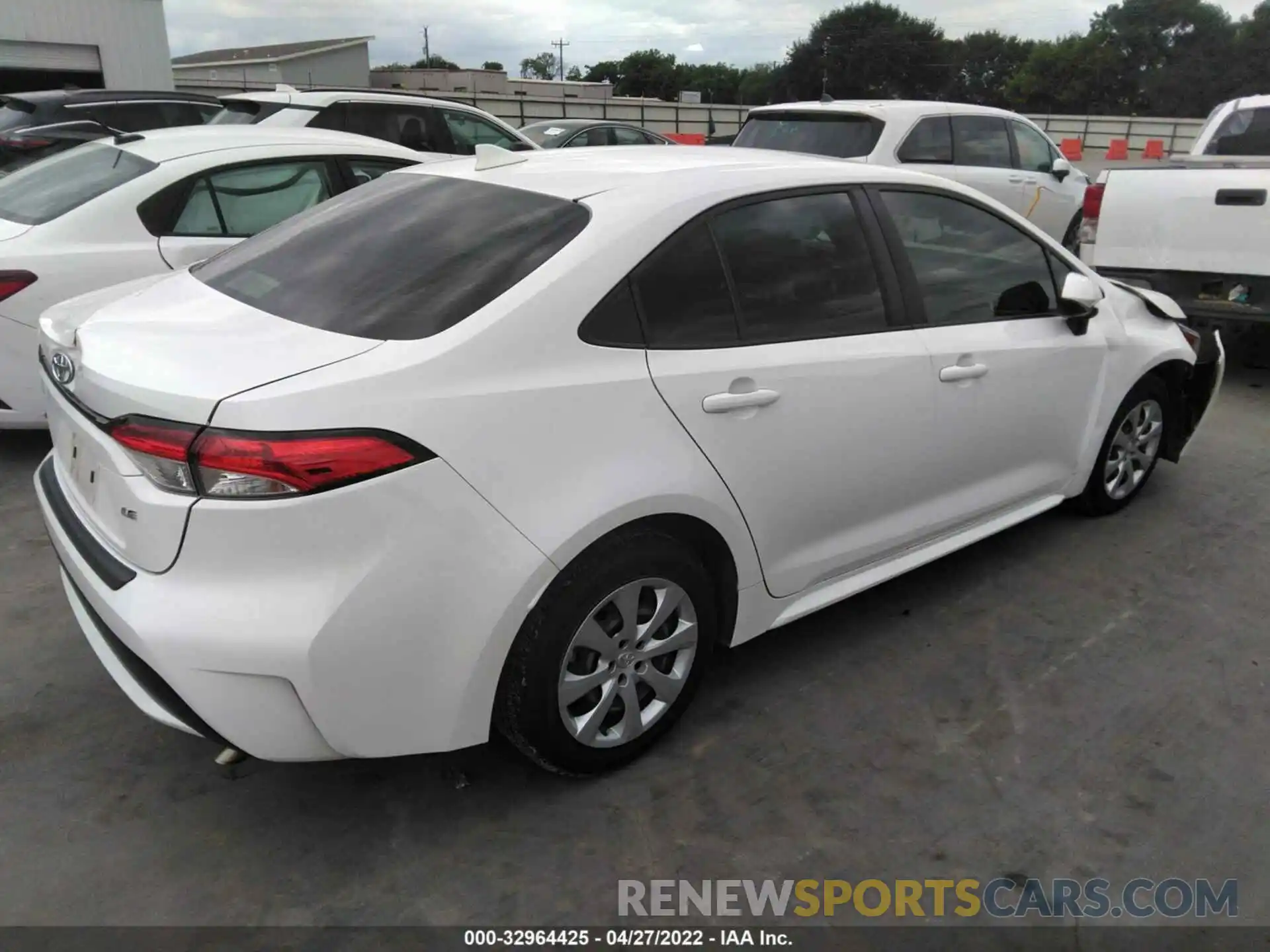 4 Photograph of a damaged car JTDEPRAE2LJ103001 TOYOTA COROLLA 2020