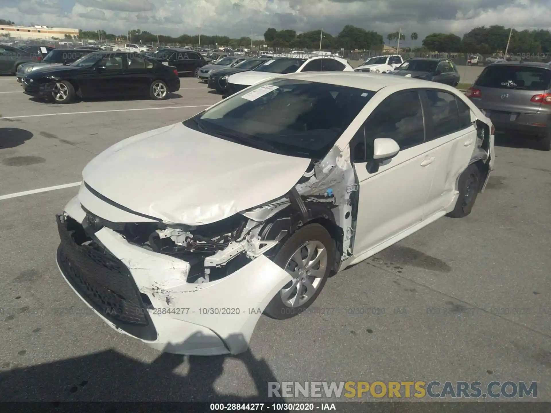 6 Photograph of a damaged car JTDEPRAE2LJ103015 TOYOTA COROLLA 2020