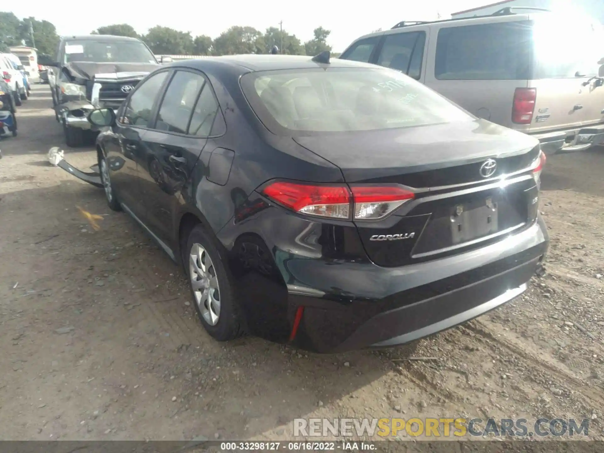 3 Photograph of a damaged car JTDEPRAE2LJ103483 TOYOTA COROLLA 2020