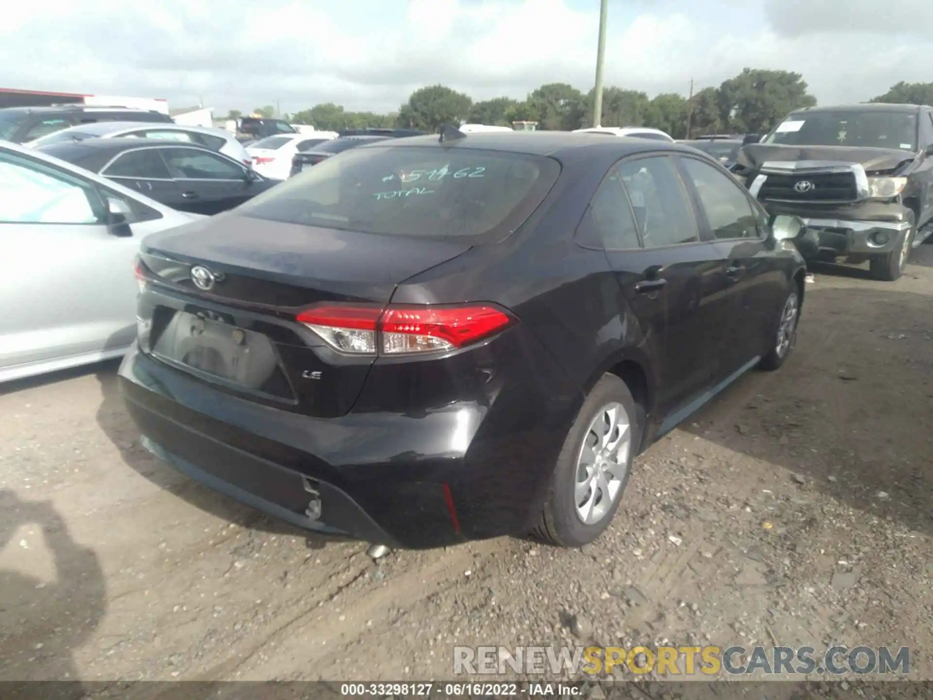 4 Photograph of a damaged car JTDEPRAE2LJ103483 TOYOTA COROLLA 2020