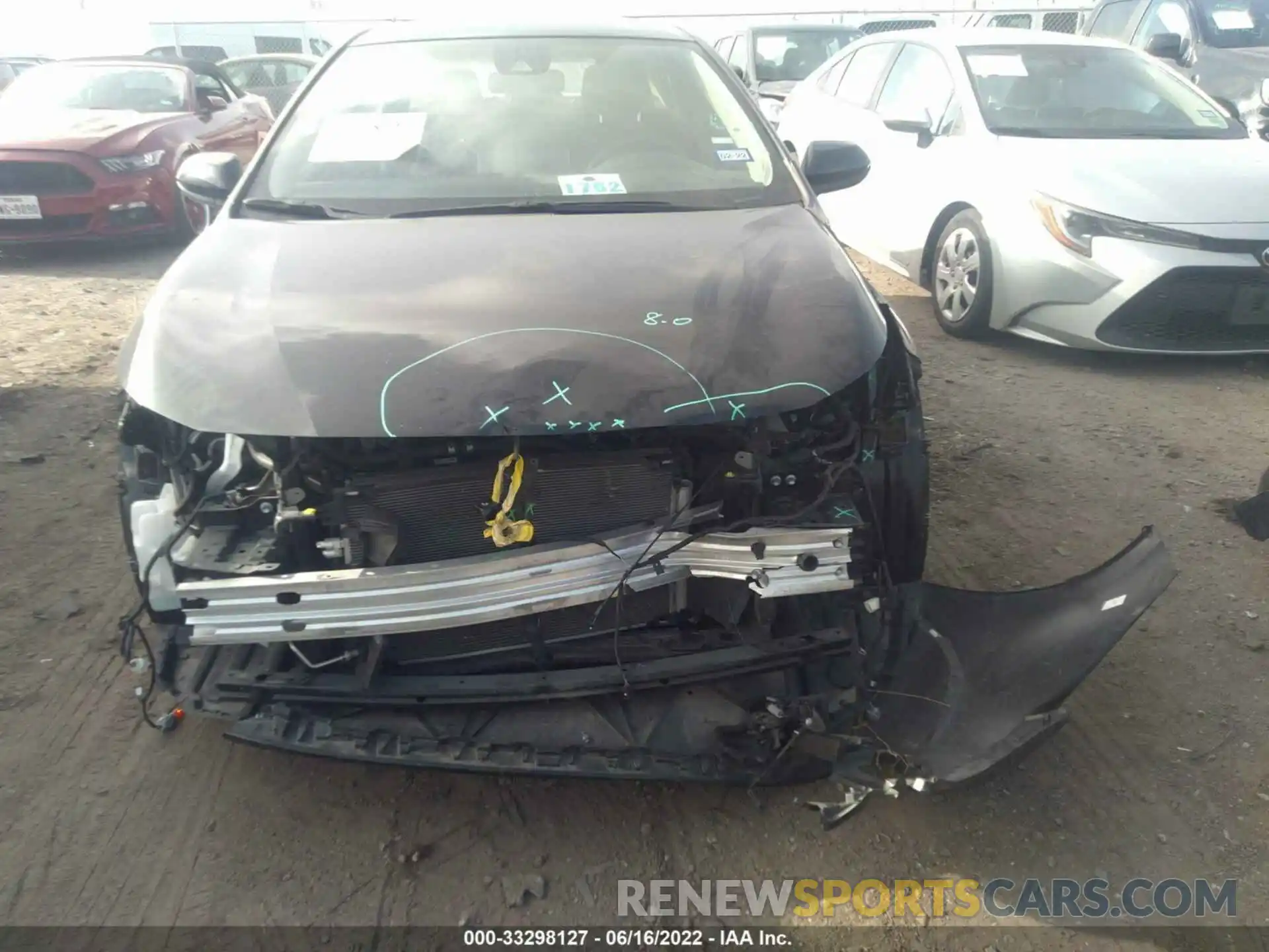 6 Photograph of a damaged car JTDEPRAE2LJ103483 TOYOTA COROLLA 2020