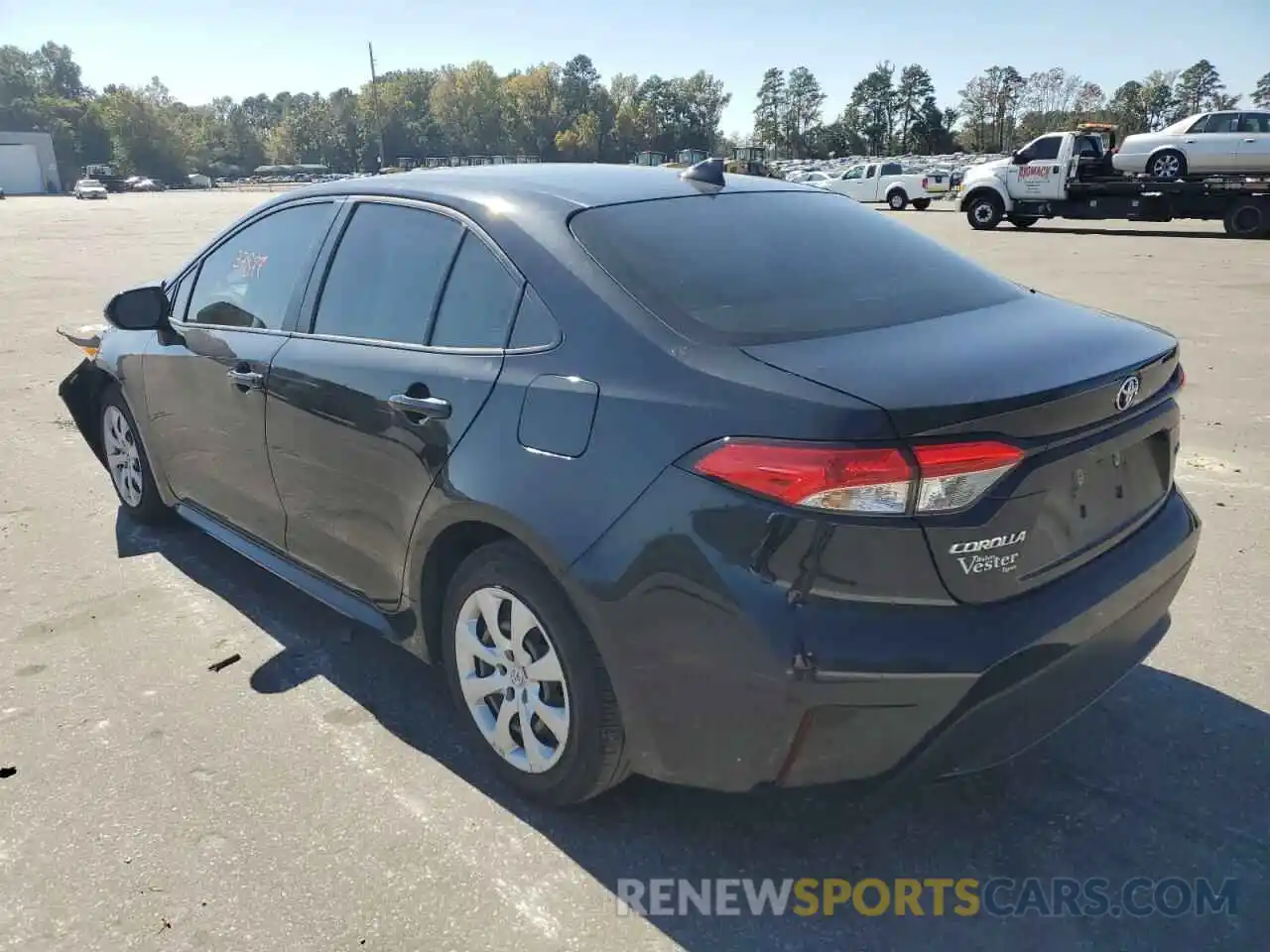 3 Photograph of a damaged car JTDEPRAE2LJ103614 TOYOTA COROLLA 2020