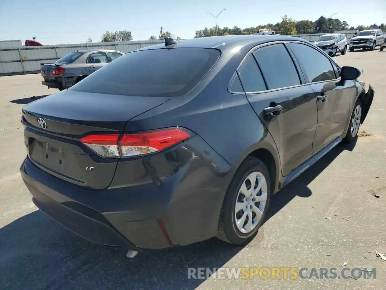 4 Photograph of a damaged car JTDEPRAE2LJ103614 TOYOTA COROLLA 2020