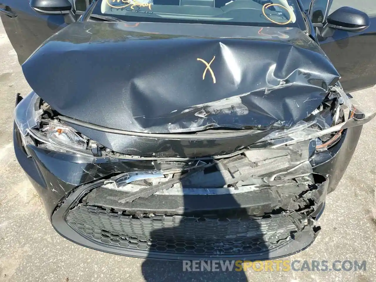 7 Photograph of a damaged car JTDEPRAE2LJ103614 TOYOTA COROLLA 2020