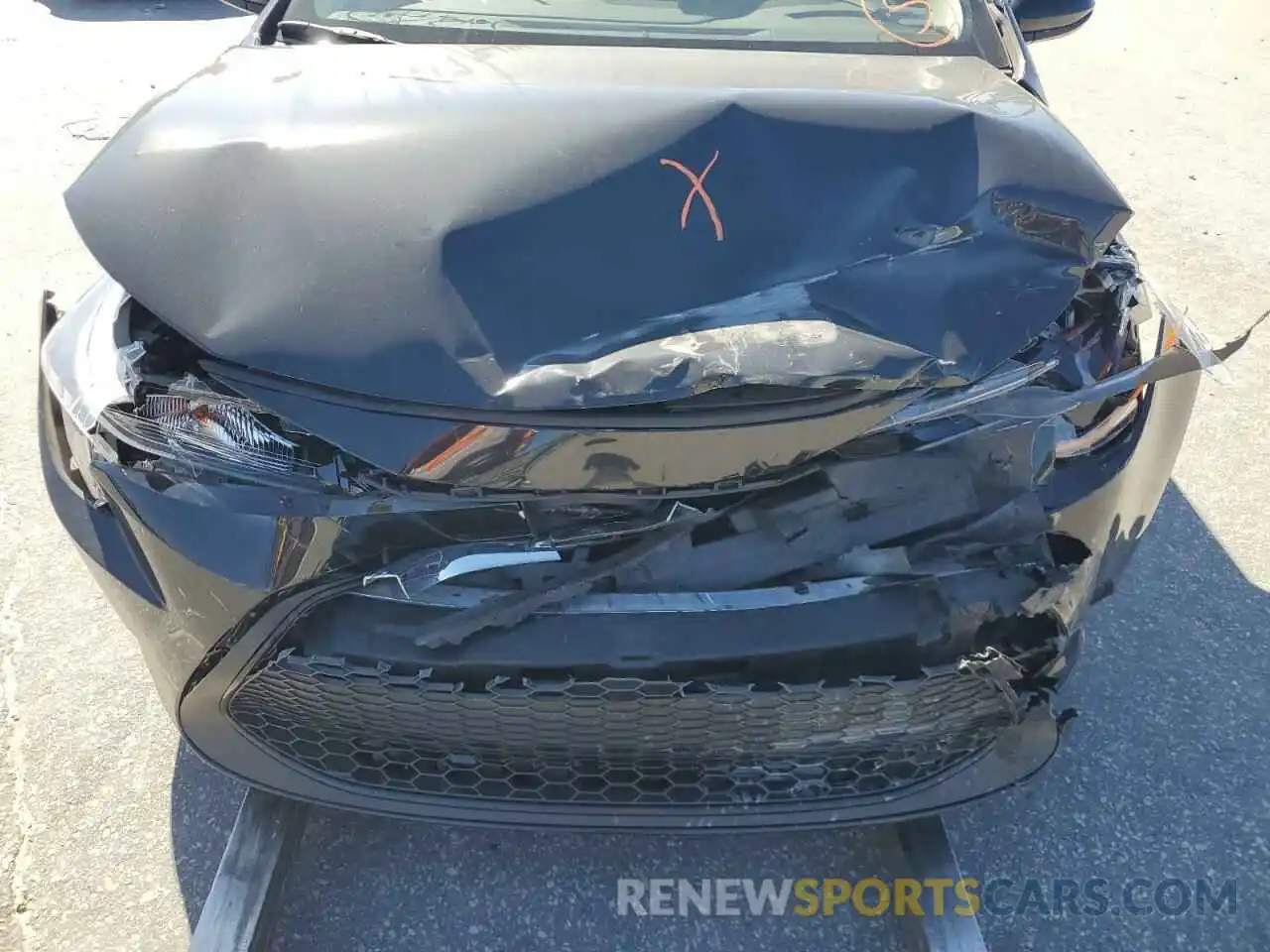 9 Photograph of a damaged car JTDEPRAE2LJ103614 TOYOTA COROLLA 2020