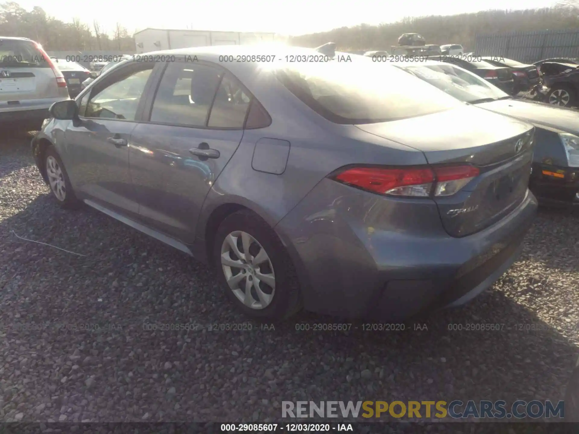 3 Photograph of a damaged car JTDEPRAE2LJ103645 TOYOTA COROLLA 2020