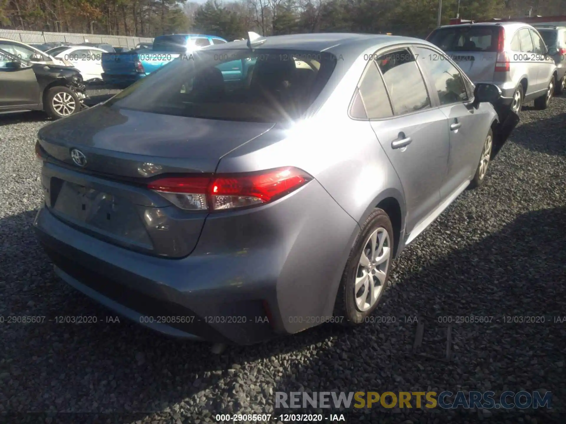 4 Photograph of a damaged car JTDEPRAE2LJ103645 TOYOTA COROLLA 2020