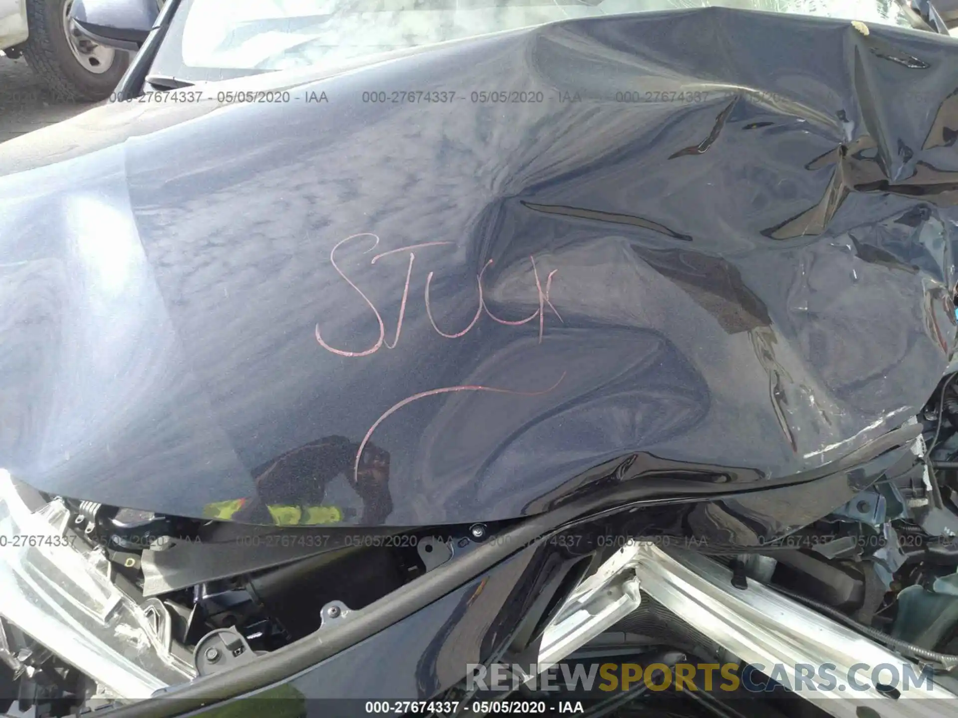 10 Photograph of a damaged car JTDEPRAE2LJ104049 TOYOTA COROLLA 2020